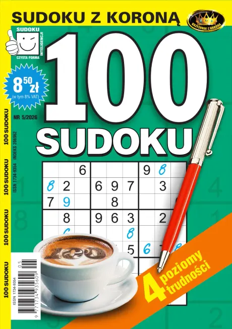 Okładka — 100 Sudoku