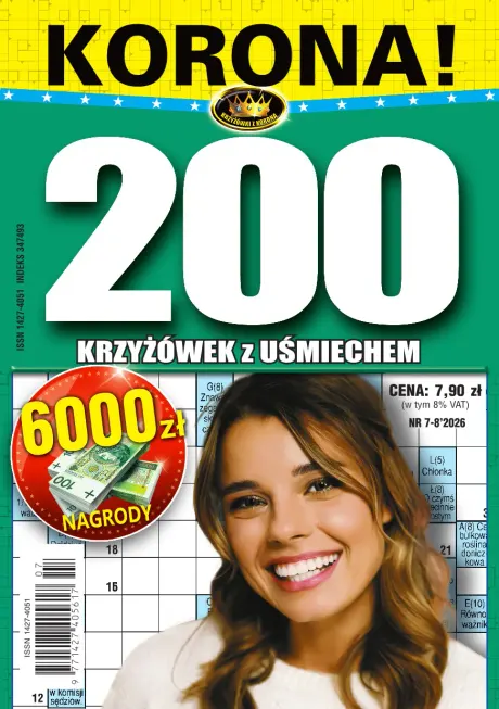 Okładka — 200 Krzyżówki z Uśmiechem